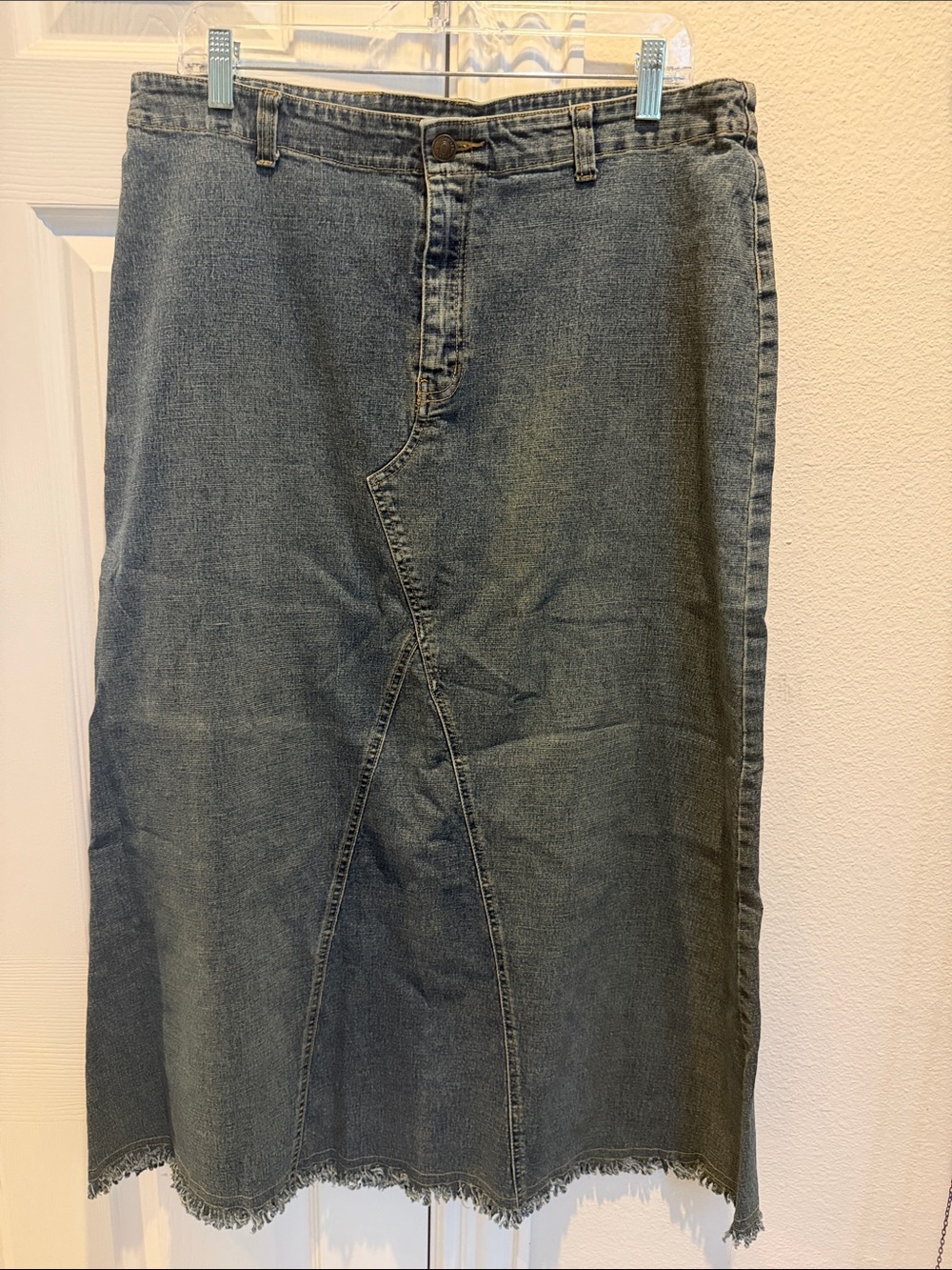 Newport News Maxi Denim Skirt Sz 16